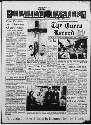 The Cuero Record (Cuero, Tex.), Vol. 69, No. 88, Ed. 1 Sunday, April 14, 1963