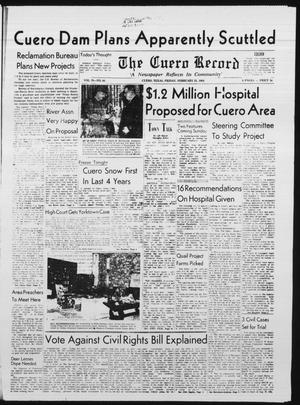 The Cuero Record (Cuero, Tex.), Vol. 70, No. 44, Ed. 1 Friday, February 21, 1964