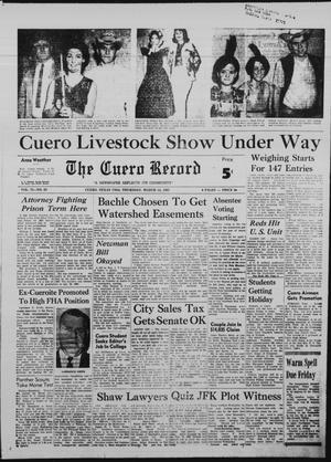 The Cuero Record (Cuero, Tex.), Vol. 73, No. 63, Ed. 1 Thursday, March 16, 1967
