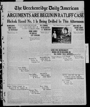 The Breckenridge Daily American (Breckenridge, Tex.), Vol. 8, No. 173, Ed. 1, Thursday, January 26, 1928