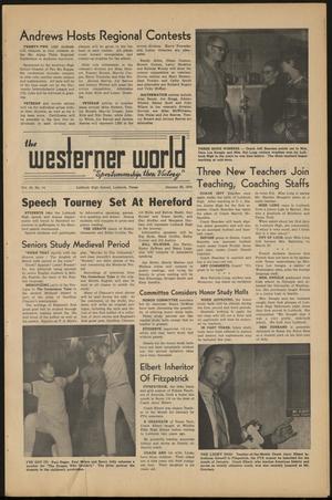 The Westerner World (Lubbock, Tex.), Vol. 36, No. 14, Ed. 1 Friday, January 30, 1970