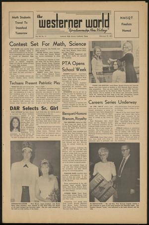 The Westerner World (Lubbock, Tex.), Vol. 36, No. 17, Ed. 1 Friday, February 27, 1970