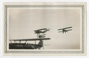 Primary view of object titled '[Photograph of Five A-3 Airplanes in Formation]'.
