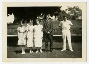 Primary view of object titled '[Photograph of the Pierce Family]'.