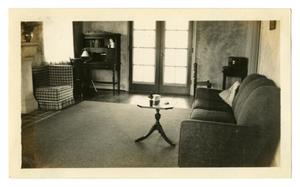 [Photograph of the George and Mary Pierce's Living Room]