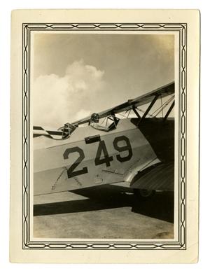 [Photograph of George E. Pierce Sitting in a Plane]