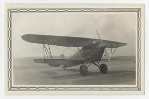 [Photograph of a P-1 Airplane at Kelly Field]