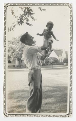 [Photograph of George E. Pierce with his Son George E. Pierce, Jr.]