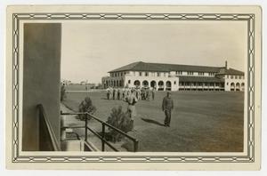Primary view of object titled '[Photograph of Cadets Drilling at Randolph Field]'.