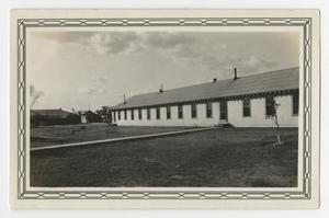 [Photograph of the Cadet Barracks at Kelly Field]