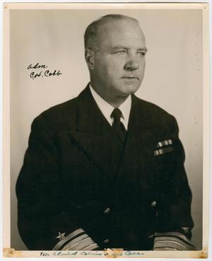 [Portrait of Vice Admiral Calvin H. Cobb]