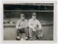 Primary view of [Photograph of Two Officers Aboard the U.S.S. Texas]
