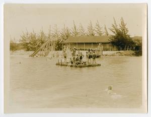 [Photograph of a Group of Men Swimming]