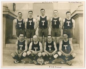 Primary view of object titled '[Photograph of the U.S.S. Texas Basketball Team]'.