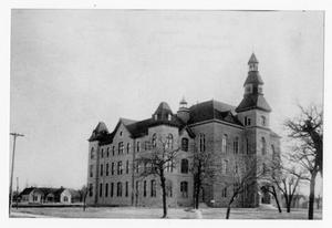 [Photograph of Old Main Building at Howard Payne University]