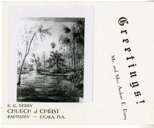 Primary view of object titled '[Baptistry Painting for Ocala, Florida #2]'.