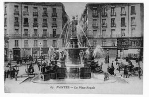 [Postcard of Nantes Fountain]