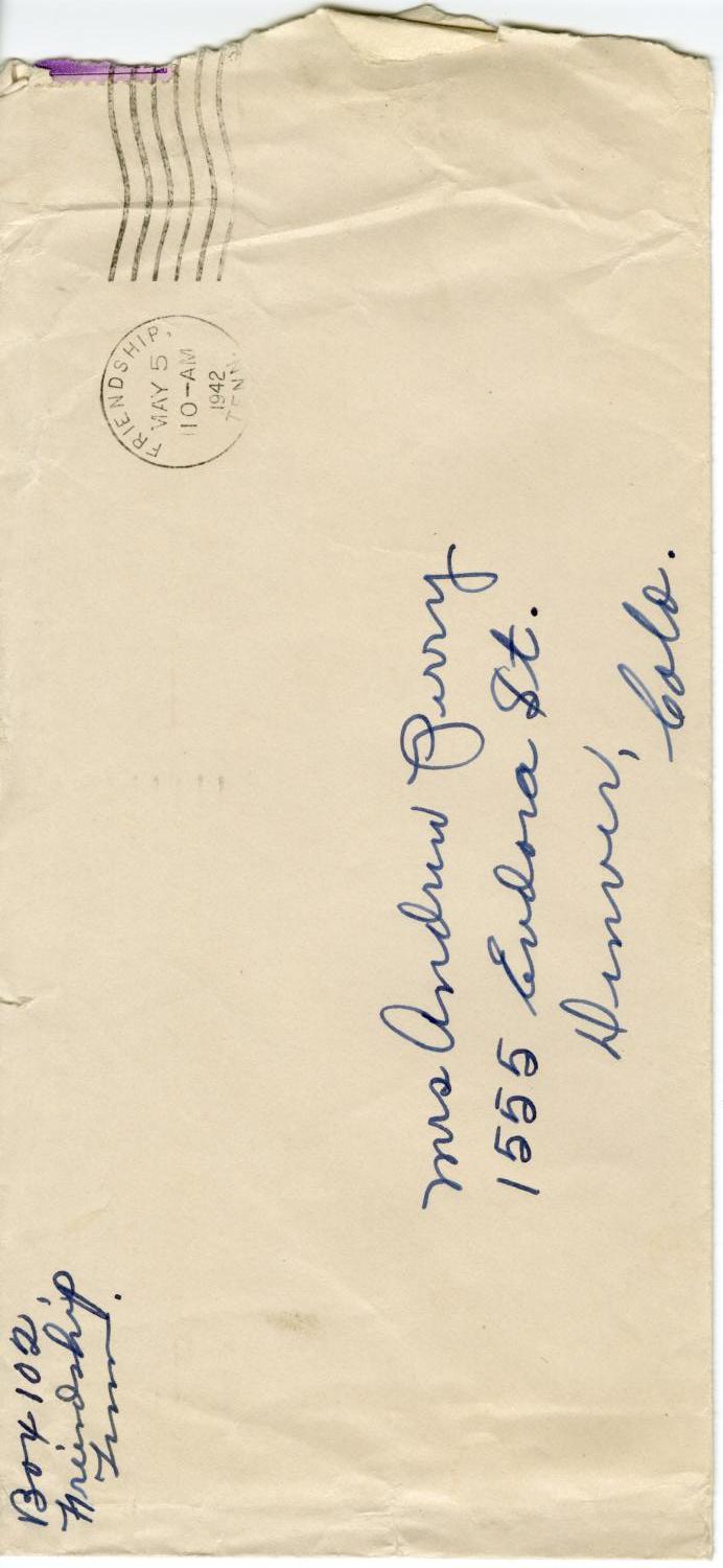 [Letter from Ethel Colston to Blanche Perry]
                                                
                                                    [Sequence #]: 3 of 3
                                                