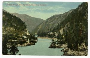 [Postcard of Cariboo Bridge in the Canadian Rockies]