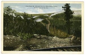 Primary view of object titled '[Postcard of Mount Mitchell Rail Road]'.