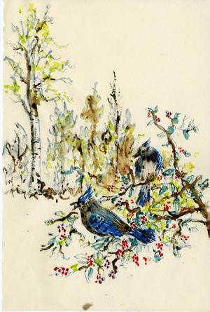 [Blue Jay Painting]