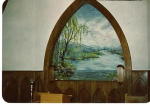 Primary view of object titled '[Baptistry Painting in Corsicana, Texas #2]'.