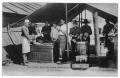 Postcard: [Postcard of American Camp Kitchen in France]