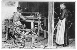 [Postcard of North Carolinian Weavers]