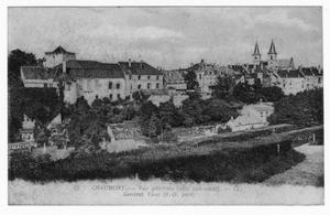 Primary view of object titled '[Postcard of Chaumont Town View]'.