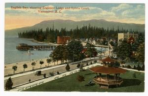 [Postcard of English Bay in Vancouver, B.C.]
