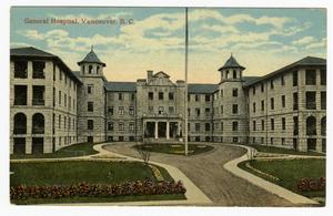 [Postcard of General Hospital in Vancouver, B.C.]