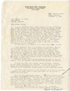 Primary view of object titled '[Letter from Choice L. Bryant to Blanche Perry #3]'.