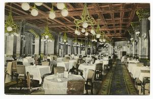 [Postcard of Dining Room in the Empress Hotel]