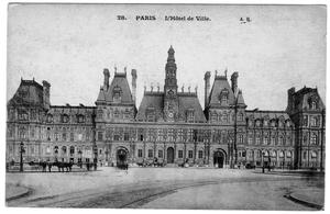 [Postcard of L'Hôtel de Ville in Paris]