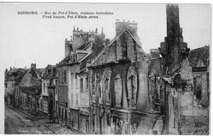 [Postcard of Rue du Pot-d'Etain Ruins]