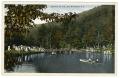 Thumbnail image of item number 1 in: '[Postcard of Boating on the Lake in Montreat, NC]'.