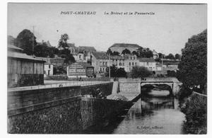 [Postcard of Canal with Bridge in Pontchâteau]