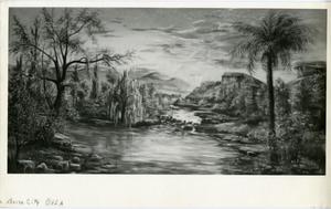 Primary view of object titled '[Blanche Perry Painting for Boise City, Oklahoma]'.