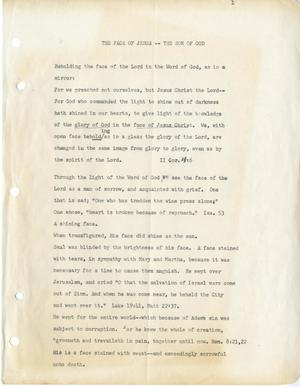 Primary view of object titled '[Blanche Perry Essays]'.