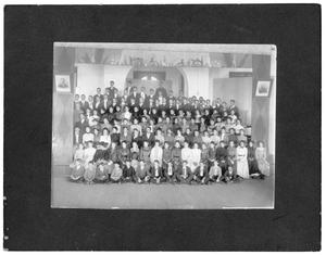 Primary view of object titled '[Photograph of Howard Payne Academy Students]'.