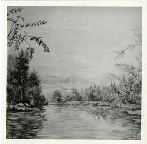 Primary view of object titled '[Baptistry Painting for Monroe, Louisiana]'.
