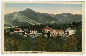 Primary view of object titled '[Postcard of Mars Hill College]'.