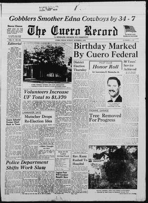 Primary view of object titled 'The Cuero Record (Cuero, Tex.), Vol. 77, No. 234, Ed. 1 Sunday, October 3, 1971'.