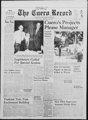 Primary view of object titled 'The Cuero Record (Cuero, Tex.), Vol. 77, No. 129, Ed. 1 Tuesday, June 1, 1971'.