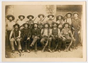 [Group portrait of Texas Rangers]