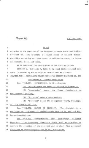 84th Texas Legislature, Regular Session, Senate Bill 2064, Chapter 912