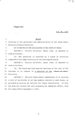 84th Texas Legislature, Regular Session, Senate Bill 1301, Chapter 626