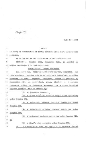 84th Texas Legislature, Regular Session, House Bill 3024, Chapter 572