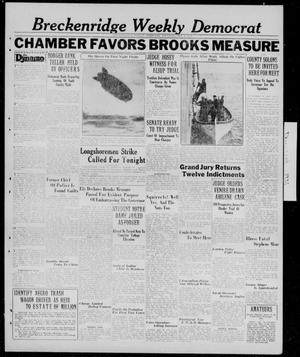 Breckenridge Weekly Democrat (Breckenridge, Tex.), Ed. 1, Thursday, October 1, 1931