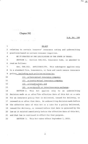 84th Texas Legislature, Regular Session, Senate Bill 188, Chapter 592